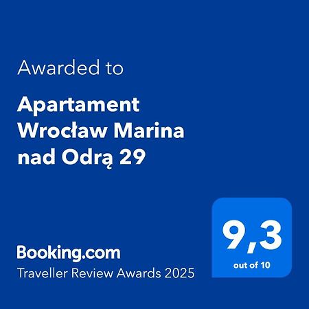 Apartament Wroclaw Marina Nad Odra 29 Breslávia Exterior foto